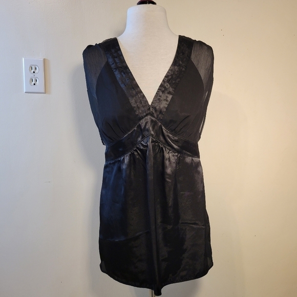Cato Tops - Cato: Women's Small Empire Waist Semi-formal Semi-fitted Sleeveless Blouse